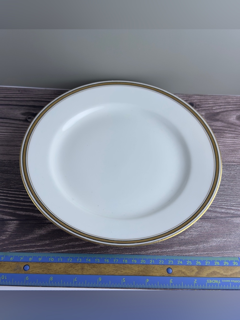 Vintage Plate Lot of 3 – Limoges France, Poland & Gold Trim Plates
